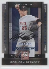 2008 Donruss Elite Extra Edition Aspirations Die-Cut /100 Zach Stewart Auto 0c2