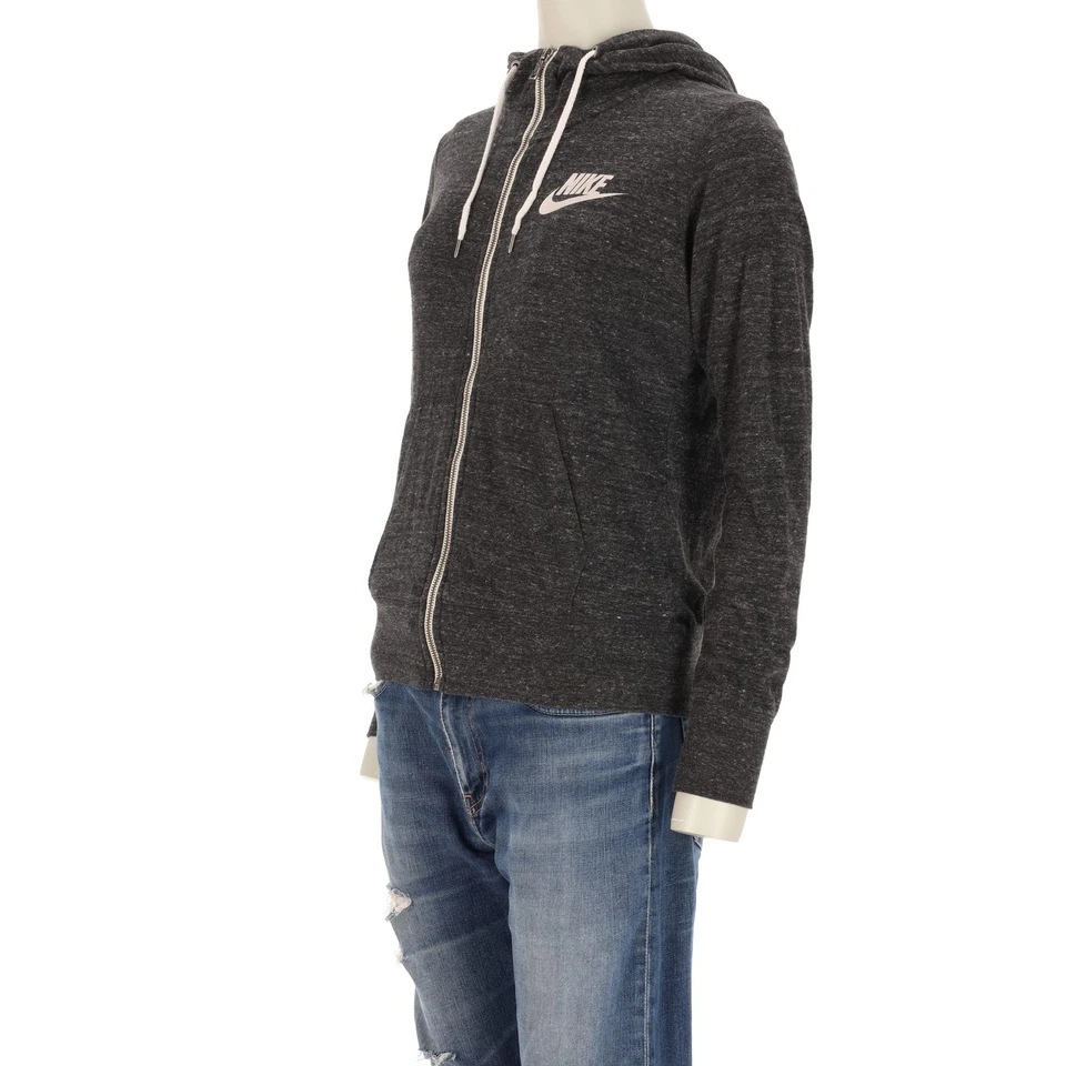 Nike Sweat à capuche full-zip Femme Taille M Gris #QWE4145 - Photo 4/4