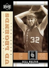 2003-04 Upper Deck Legends #74 Bill Walton Throwback Portland Trail Blazers NM+