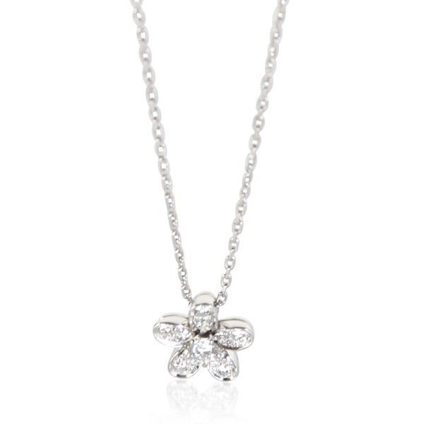 Van Cleef & Arpels White Gold Diamond Socrate Pendant