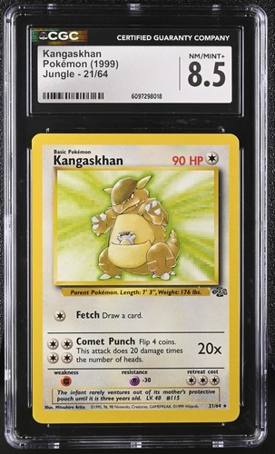 Kangaskhan (Unlimited) graded CGC 8.5 for sale on eBay