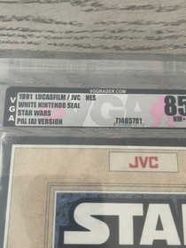 Nintendo Nes STAR WARS Vga 85+  Graded Pal Red Strip New Factory Sealed