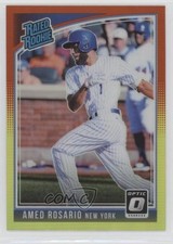 2018 Donruss Optic Rated Rookie Red & Yellow Prizm Amed Rosario (New York) 1u6