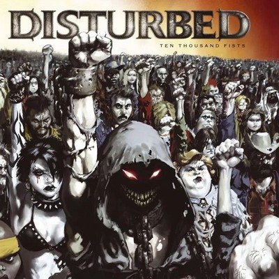 Disturbed Ten Thousand Fists CD Hard Rock Nu Metal Album 14 Tracks Top Zustand
