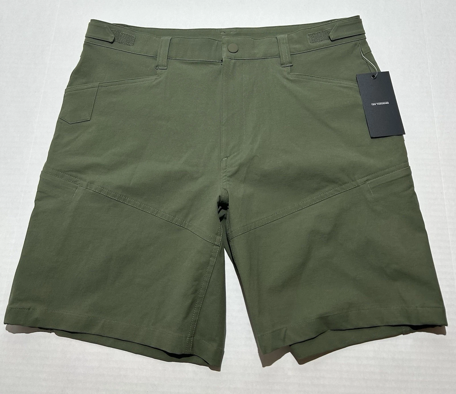 NEW Ten Thousand Tactical Utility Men's Size 34 Green Hiking Outdoors Shorts!