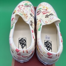 VANS Classic Slip-On Shoe US Men 8.5, US Women 10.0, Get Outdoors Classic White