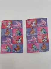 Vintage 2003 HASBRO My Little Pony MLP Stickers Lot of 2 Sheets