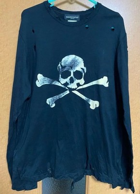 Mastermind Men Top Distressed Skull Print T-Shirt JPN Limited Edition VHTF Desig