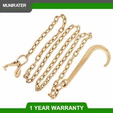 Tow Chain 15" Mini J Hook Recovery Wrecker Axle Grade 70 5/16 × 10 FT