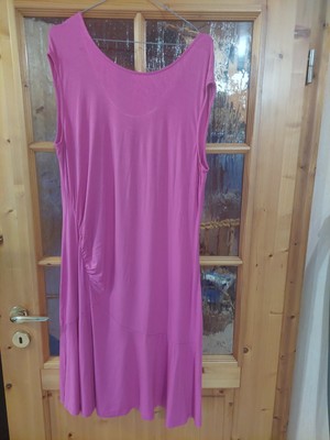 Schickes Kleid,  ALBA MODA, Gr. 46, fresia, Vorderteil gerafft, Viskose/Elasthan