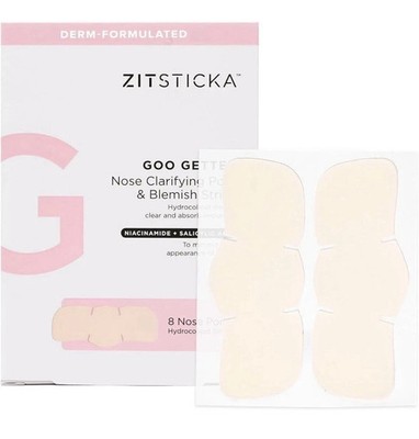 ZITSTICKA GOO GETTER Nase klärende Poren- & Unreinheitenstreifen 8er Pack Niacinamid