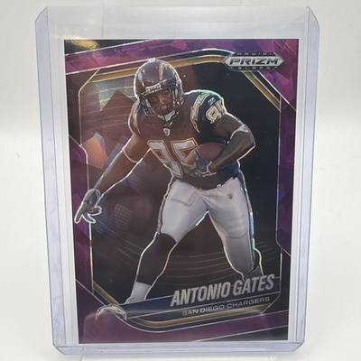 #ad 2025 Panini Prizm Black Antonio Gates Purple Ice # 149 $20.00