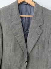 Vtg Hickey Freeman Boardroom Custom Tailored Wool Sport Coat 42R USA