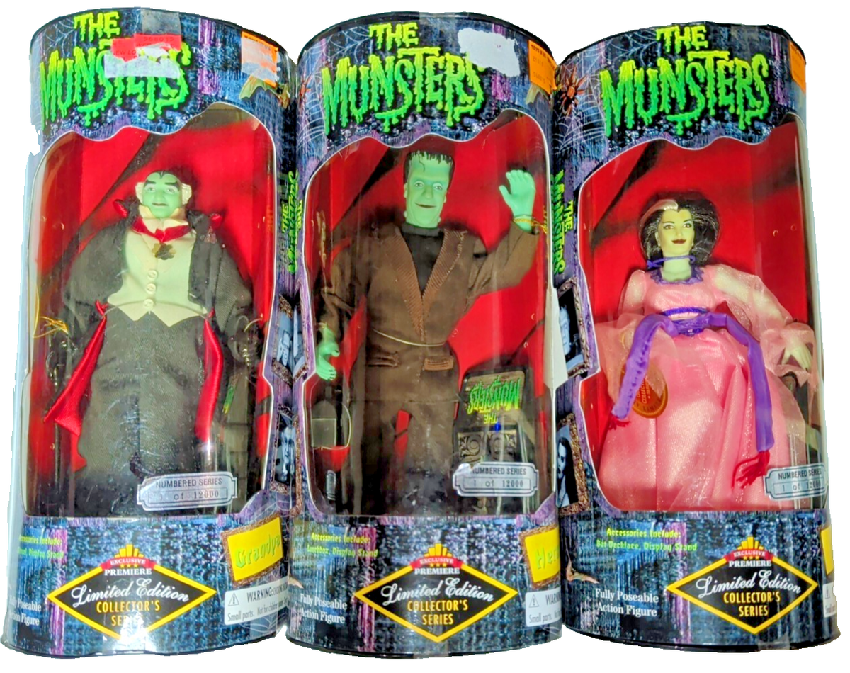 THE MUNSTERS Grandpa Herman Lily Exclusive Premiere Collector's