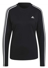 Image of adidas 3 Stripe LongSleeve T women’s t-shirt Size Medium HF7261