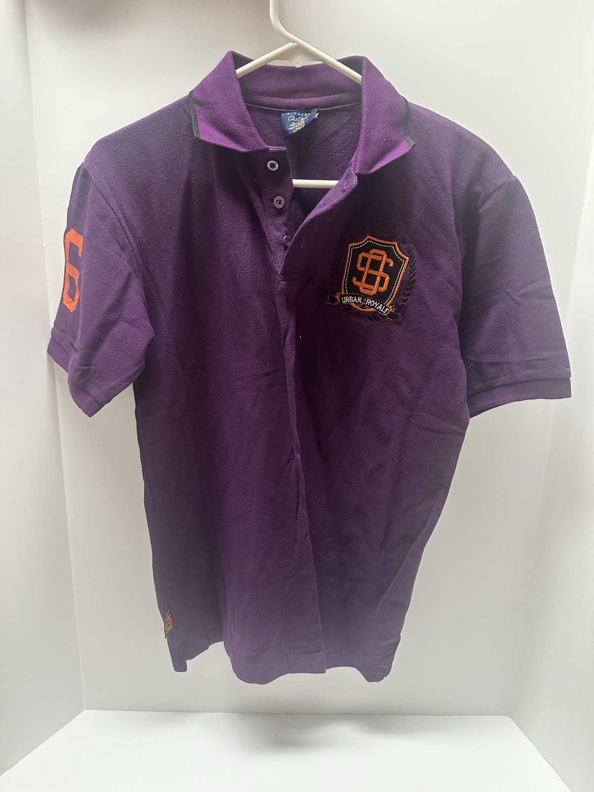 Vintage Old Skool Urban Royale Purple Women’s Polo Shirt L(14-16)