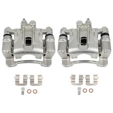 For Kia Sportage 11-16 Hyundai Tucson 10-15 2pcs Silver Rear Brake Calipers
