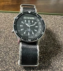 *Rare*   1983 ANALOG-DIGITAL Watch SEIKO "Baby Arnie" H556 - JDM w/bracelet