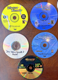 Sega Dreamcast Bundle Console System, VMU, 2 Controllers, 3 Games, Rumblepak 🔥