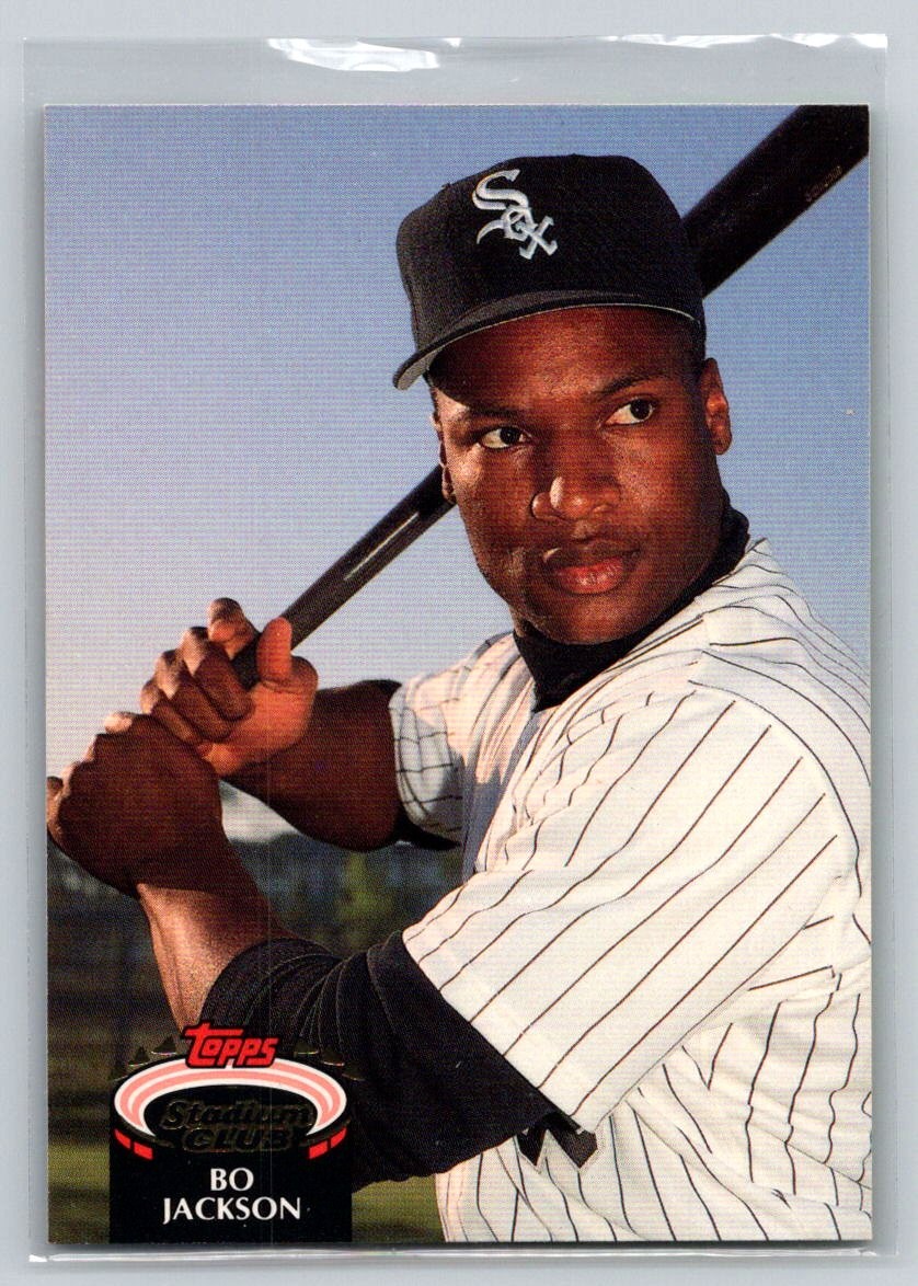 Bo Jackson #654 Baseball Cards 1992 Stadium Club trading card — raw and PSA graded price guide