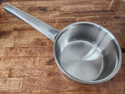 Brandani Saucepan Pan 6.5 Inch 2.1 QT Stainless Steel Metal 