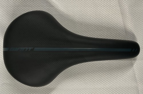 Selle Vélo Rétro Giant Saddle – Noir Et Gris, Rail 7x7 Mm, Pour VTT Ou Route