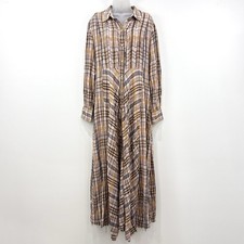 Free People Sadie Plaid Maxi Dress Womens M B...