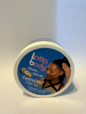 TWO Lotta Body Control Me Edge Gel 2.25 oz Coco+Shea Hydrate Curly Coily Hair