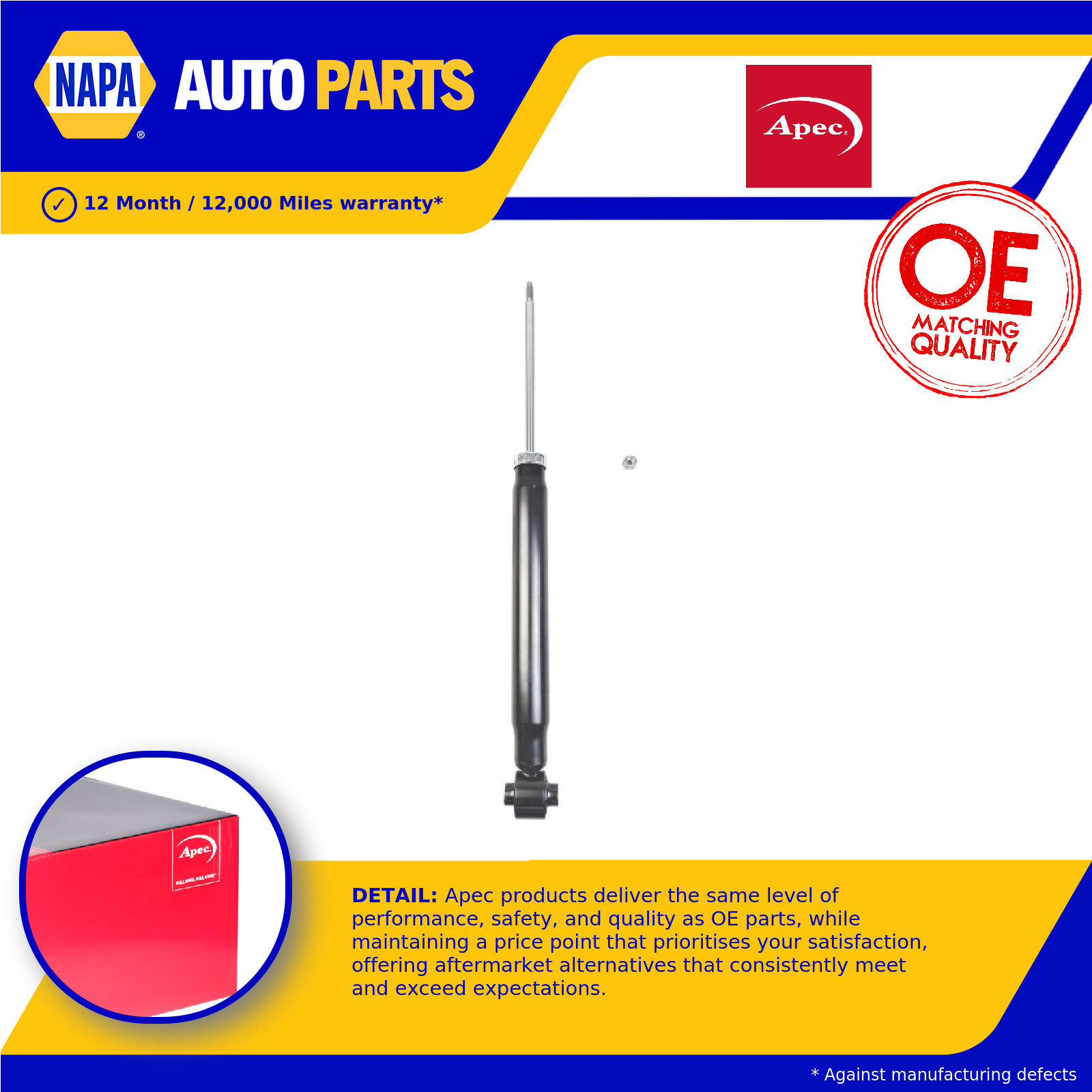 2x Shock Absorbers (Pair) fits VW ARTEON 3H, 3H9 Rear 1.4 1.5 2.0 2.0D 2017 on