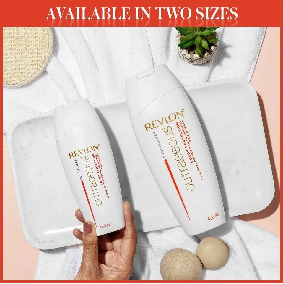 2 x Revlon Outrageous Color Protection Hair Conditioner Color Protection 190ml - Image 4 of 4