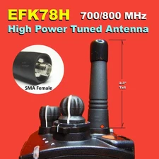EFK78H High Power TUNED 2.3" 10w Antenna 700-800 Kenwood Viking VP8000 VP8000-F2