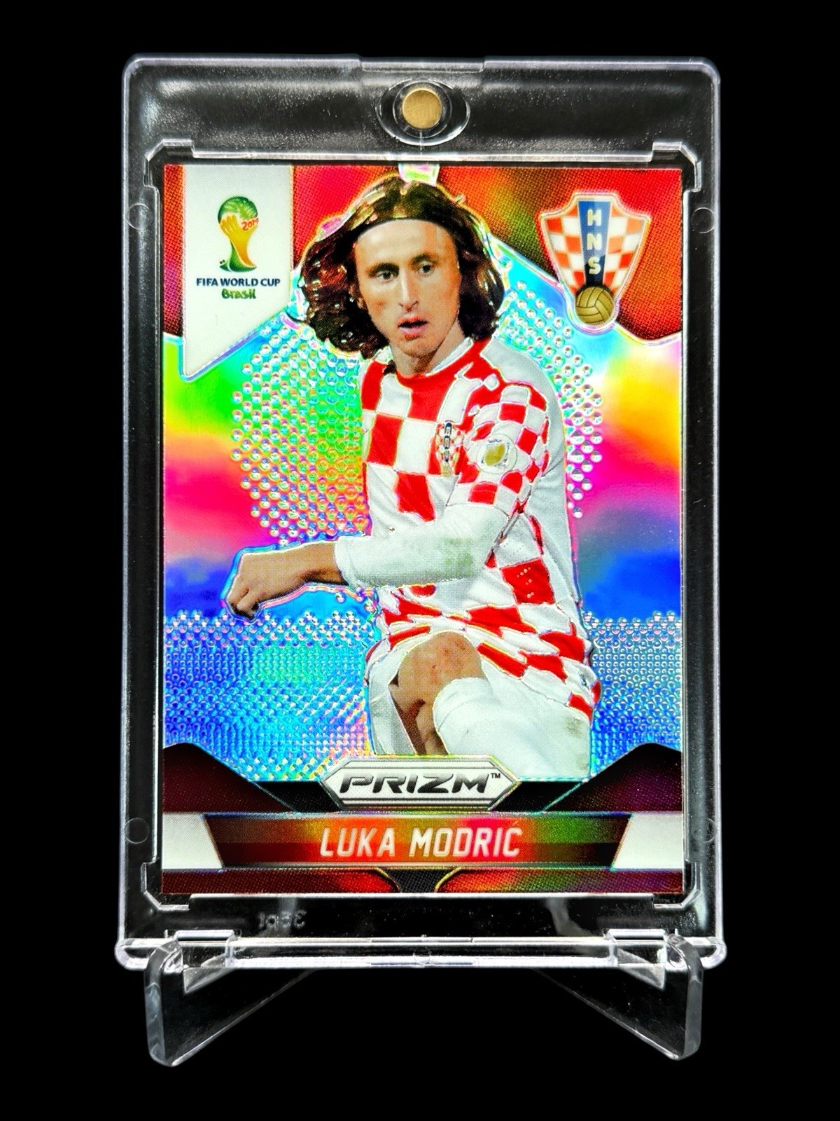 2014 Panini Prizm LUKA MODRIC SILVER REFRACTOR World Cup #118🔥RARE SSP🔥SHARP🔥