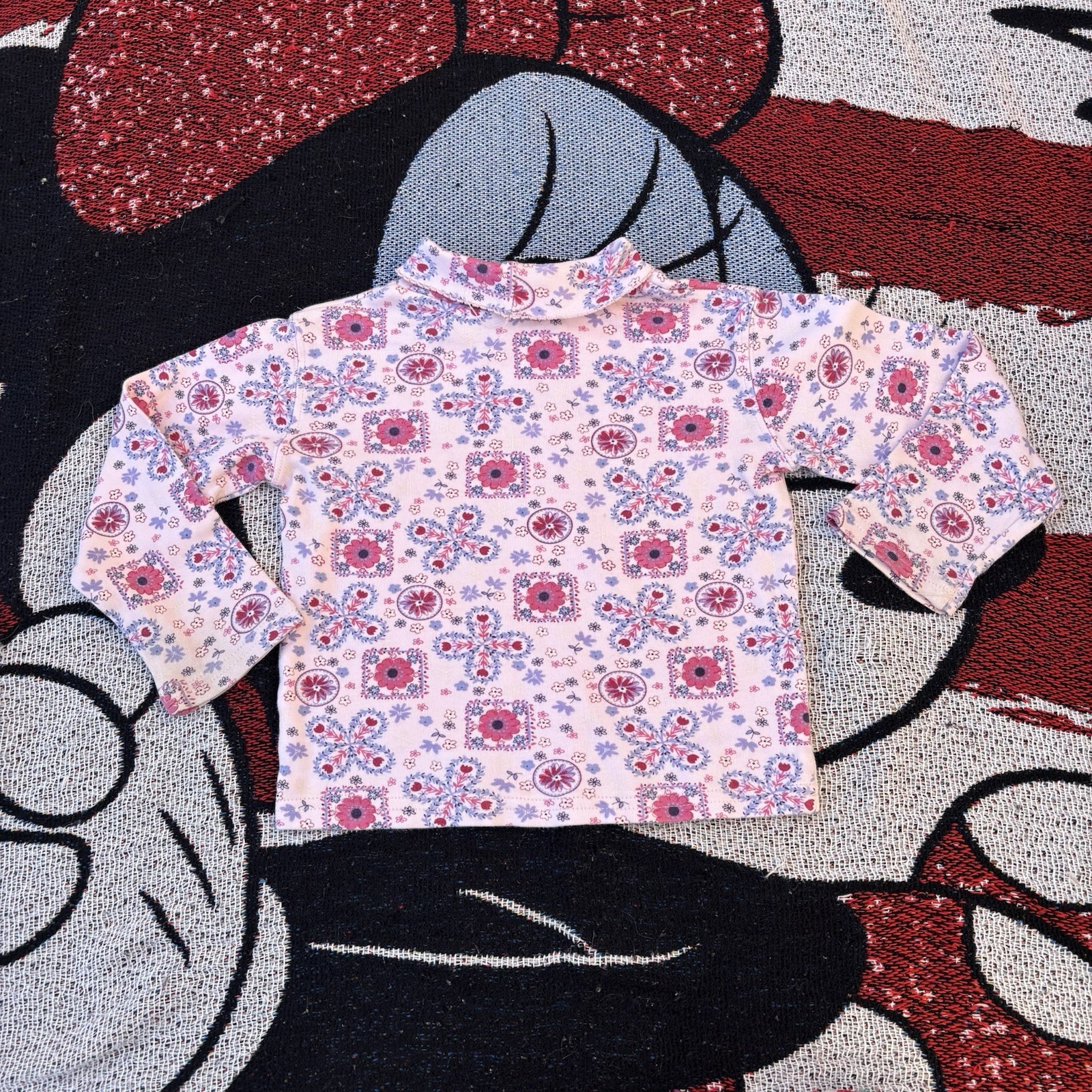 VINTAGE Y2K SIMPLY BASIC PATCHWORK GRAPHIC TURTLE… - image 2