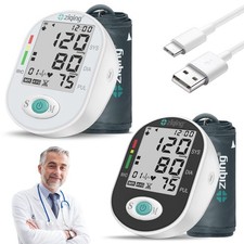 Digital Automatic Blood Pressure Monitor Upper Arm BP Machine and Large Cuff US