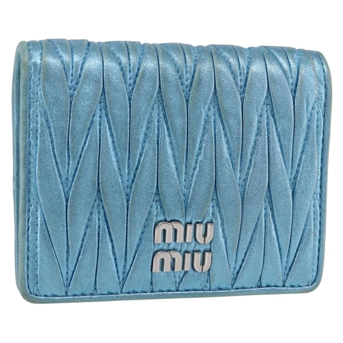【極美品】MIU MIU ナッパインプントゥーレ L字ファスナー 水色 極美品】MIU MIU ナッパインプントゥーレ L字ファスナー 水色 - メルカリ