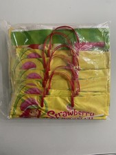 Strawberry Shortcake Shopping Bags Vintage 2011 Lot Of 12 Licensed