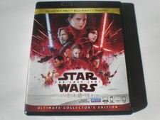 Star Wars The Last Jedi Ultimate Collector's Edition 4K Blu Ray No Digital