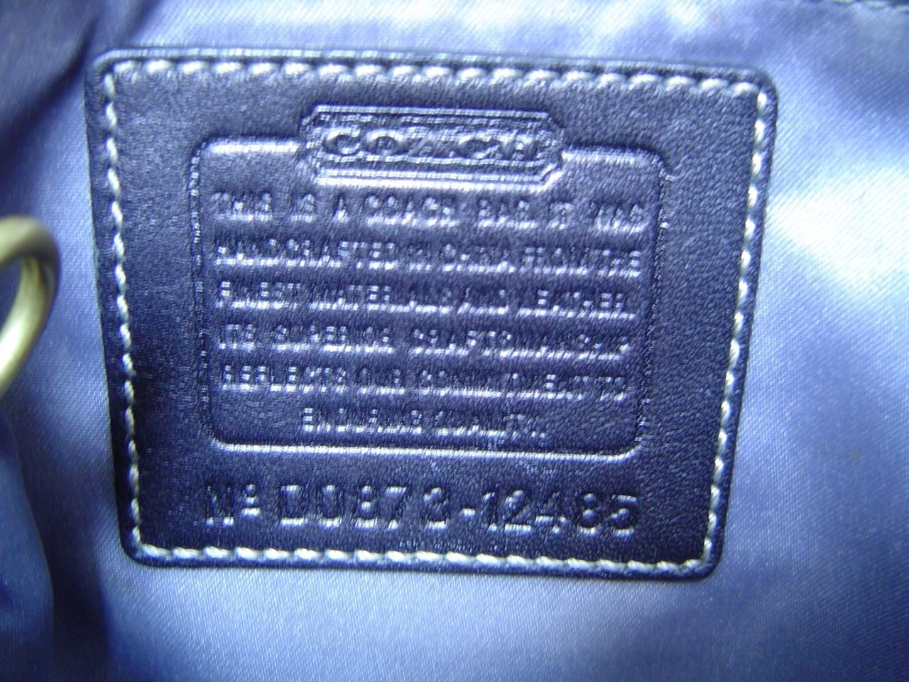 AUTHENTIC COACH HAMPTON SIGNATURE PYTHON PATCHWOR… - image 24