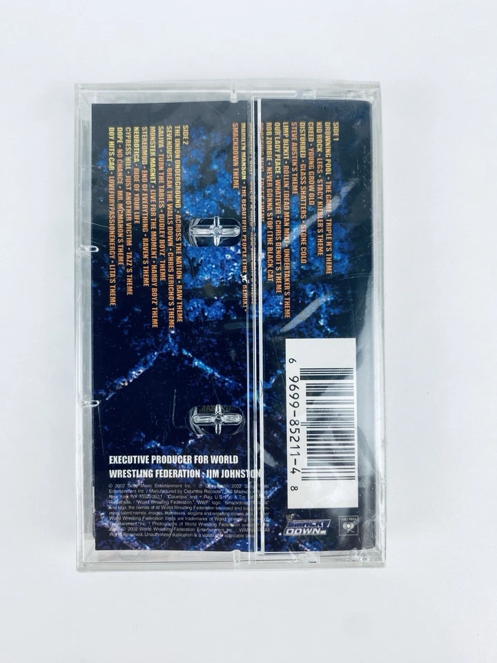 WWF Forceable Entry Cassette Tape (2002) SEALED, Kid Rock, Limp Bizkit, OOP, USA - Image 2 of 4