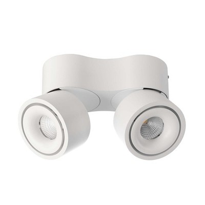 LED Deckenstrahler UNI II MINI DOUBLE TILT 21W, IP20, 2-flammig, CRi >90, kardan