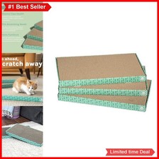 Corrugated Cat Scratcher 3 Pack XL 18x10 Inch Indoor Furniture Protector Door