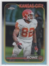 #100 Dwayne Bowe 2024 Topps Chrome Refractor * Kansas City Chiefs