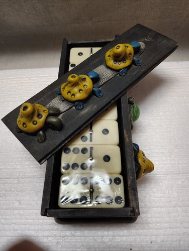Vtg Turtle Box Of Dominoes Never Opened | eBay
