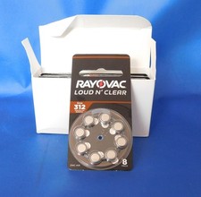 HEARING AID BATTERIES RAOVAC LOT OF 80 STILL GOOD NO 312LC-8A