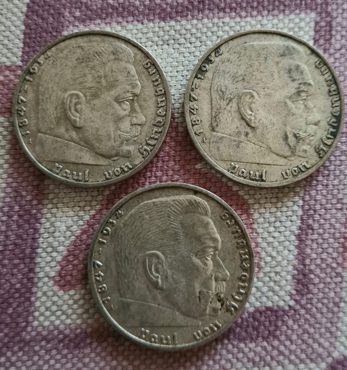 未经认证银1937 年德国硬币| eBay