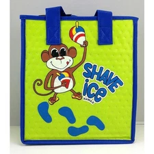 Reusable Shopping Bag / Tote / Lunch Bag / Insulated /Thermal Tropical Paper