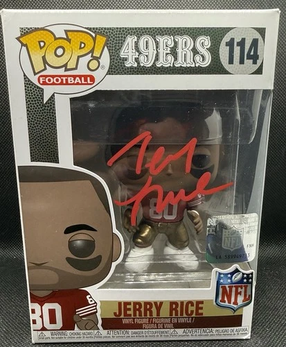 Funko POP! NFL JERRY RICE #114 San Francisco 49ers with Soft Protector