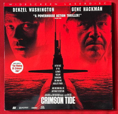 CRIMSON TIDE - Laserdisc Special Widescreen Edition THX Dolby Digital AC-3