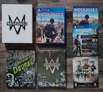 Watch Dogs 2: Return Of Dedsec Limtited Day One Steelbook Edition in Big Box PS4