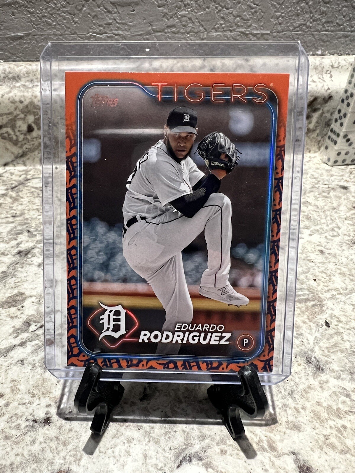 2024 Topps Series 1 Team Color Variation Eduardo Rodriguez #131 SP CASE HIT